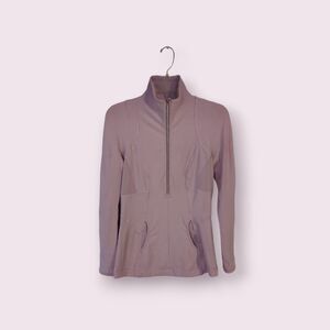 Lululemon athletica women's Running pullover Pocket Sweater 1/2 zip lavender